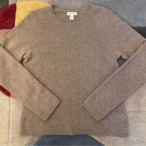 Adrienne Vittadini 100% 2-Ply Cashmere Sweater Size L